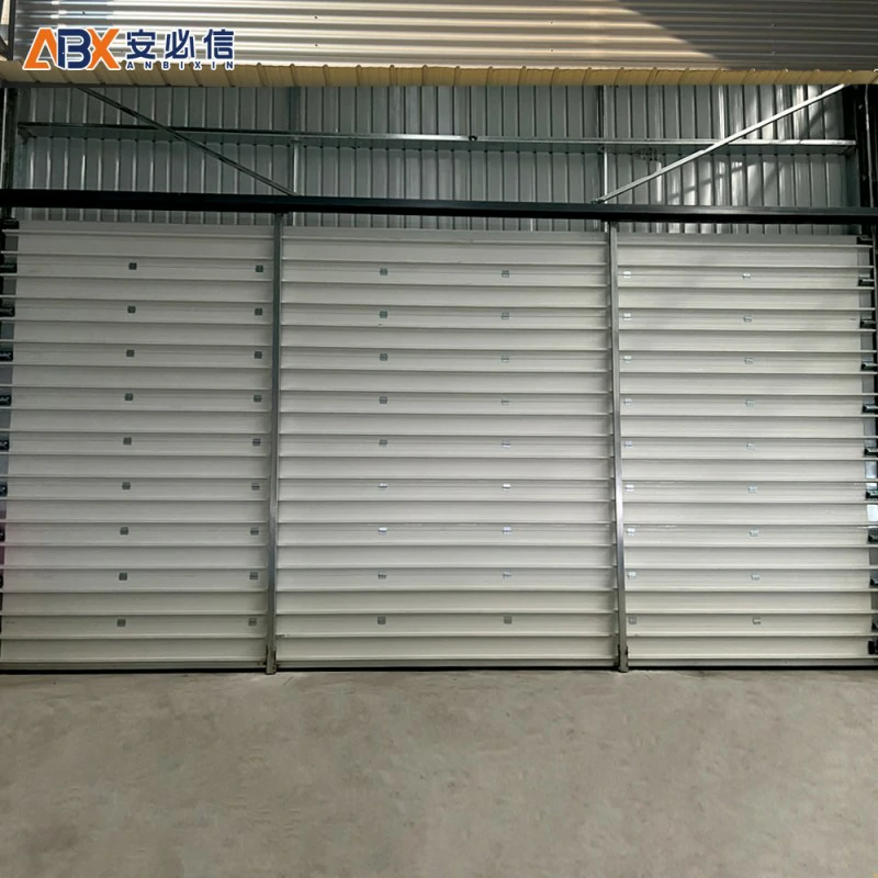 天门翻板滑升门
